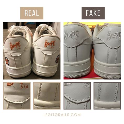 bape shoes fake vs real|knock off bape shoes.